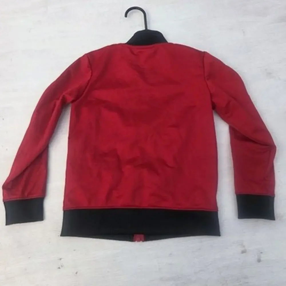 Nike Jordan Track Jacket Boys Medium 5-6 Years Jump Man Red Black Full Zip
